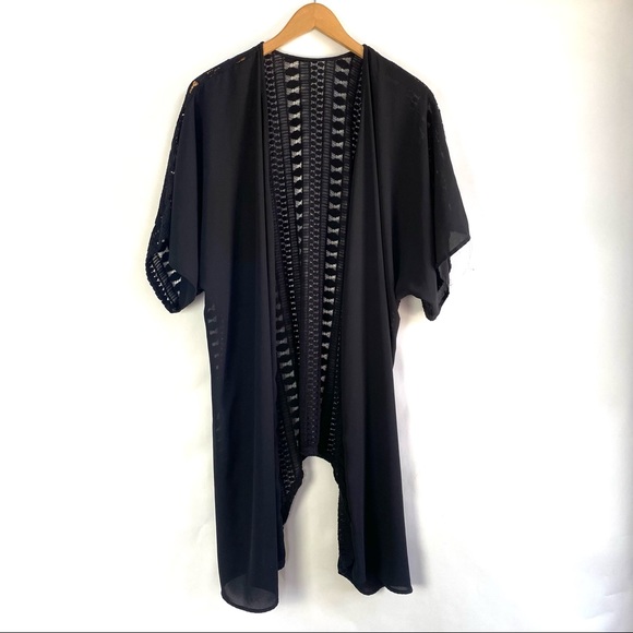 Other - Swimsuit Coverup Hi-Low Design Black